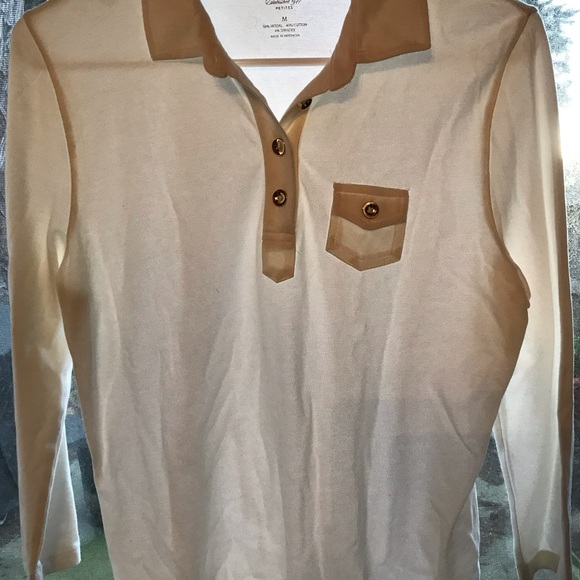 button up knit pullover - Picture 2 of 5